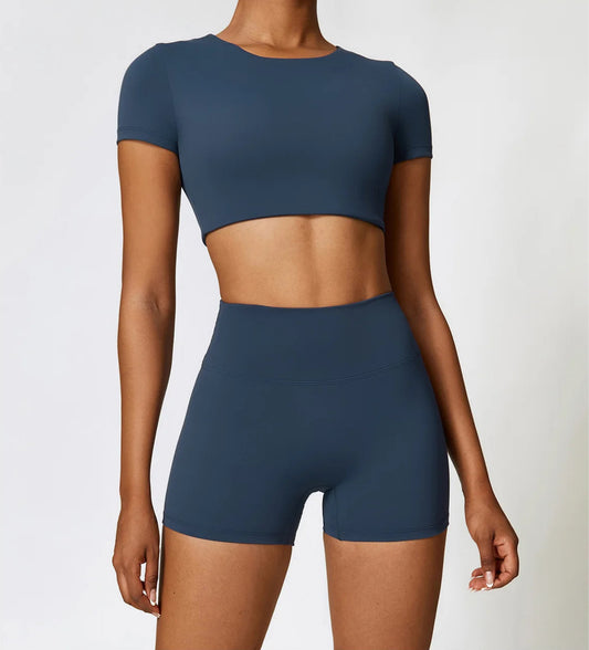 Conjunto de Treino Sem Costura 2 Peças
