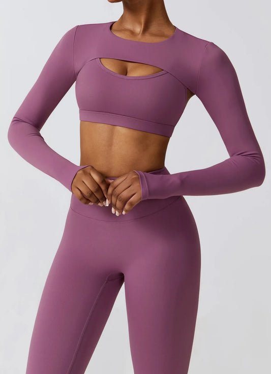Conjunto de Treino Fitness 3 peças